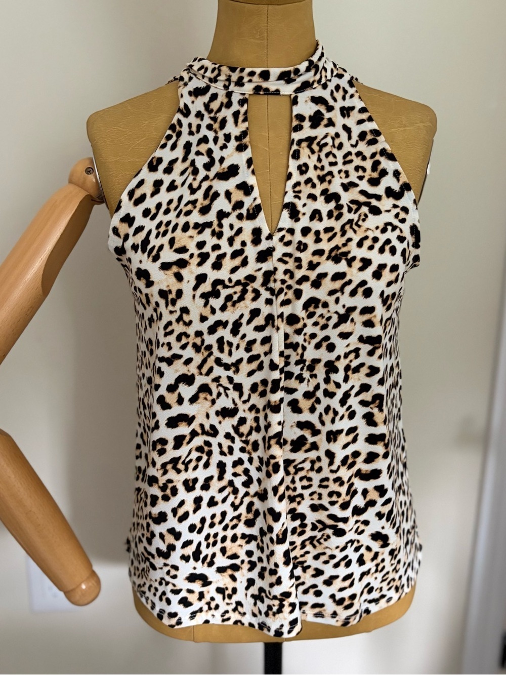NWT BANANA REPUBLIC Leopard Halter Camisole (XS)